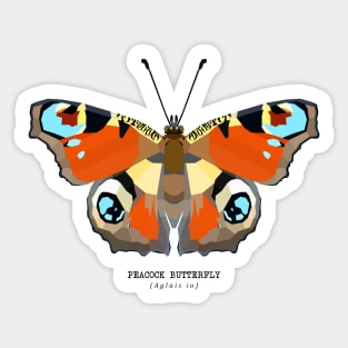 Peacock butterfly Sticker